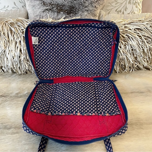 Vintage VERA BRADLEY Royal 1992 Business Bag Tech Laptop Handled Case Indiana - Picture 12 of 17